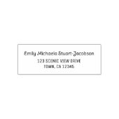 Elegant Modern Casual Contemporary Handwriting Zelfinktende Stempel (Design)