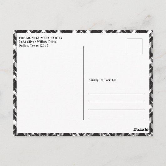 Elegant Modern Class of 2023 Photo Afstuderen Briefkaart (Achterkant)