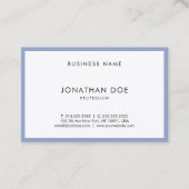 Elegant Modern Cool Clean Plain Graceful Luxury Visitekaartje (Voorkant)