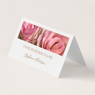 Elegant Modern Copper Custom Photo Template  Visitekaartjes