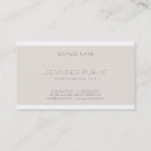 Elegant modern Creative Professional Artistic Visitekaartje (Achterkant)