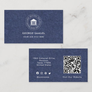 Elegant Modern Custom Logo Minimalist Eenvoudig Visitekaartje