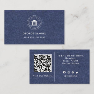 Elegant Modern Custom Logo Minimalist Eenvoudig Visitekaartje