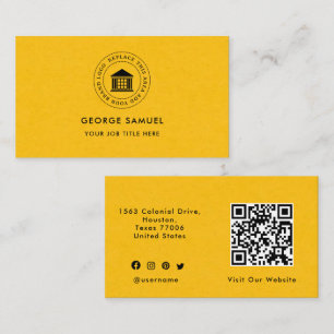 Elegant Modern Custom Logo Minimalist Eenvoudig Visitekaartje