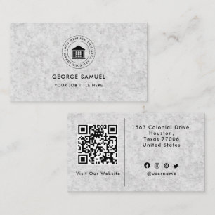 Elegant Modern Custom Logo Minimalist Eenvoudig Visitekaartje