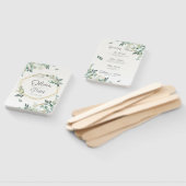 Elegant modern Design Flower Afbeelding Handwaaier (Niet-gemonteerd)