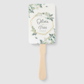 Elegant modern Design Flower Afbeelding Handwaaier (Voorkant)