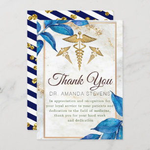 Elegant Modern Doctor Hartelijk dank Bedankkaart