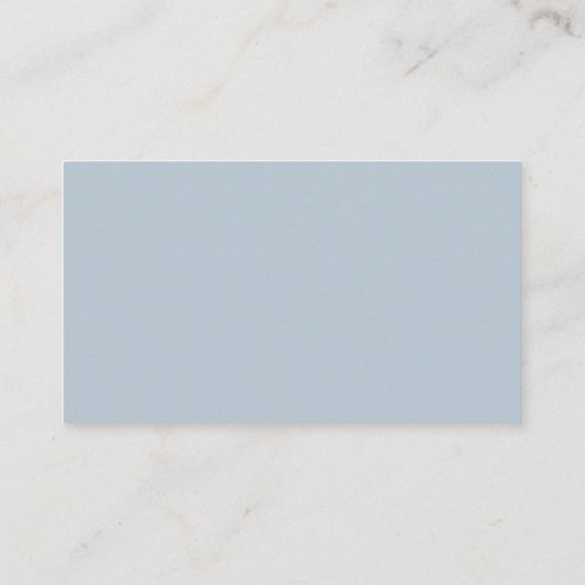 Elegant Modern Dusty Blue Diaper Raffle Ticket Informatiekaartje (Achterkant)