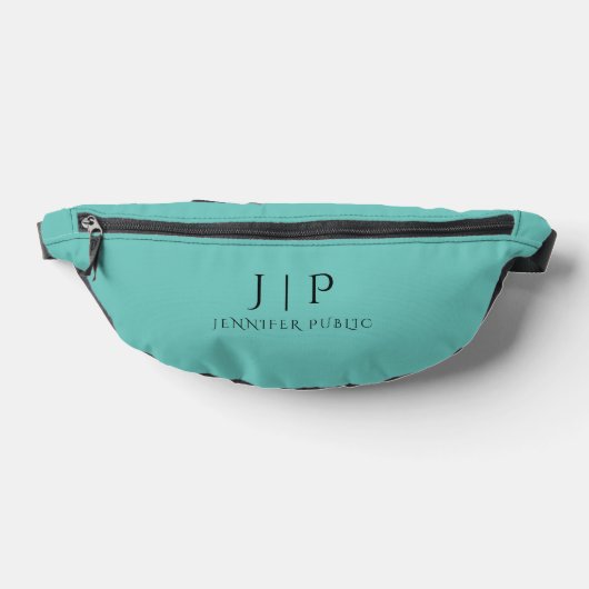 Elegant Modern Eenvoudig Aangepaste Sjabloon Monog Heuptasje (Liggend)