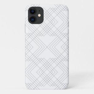 Elegant, modern, eenvoudig, koel grafisch patroon iPhone 11 hoesje