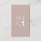 Elegant modern, eenvoudig Logo, stijlvol Visitekaartje (Voorkant)