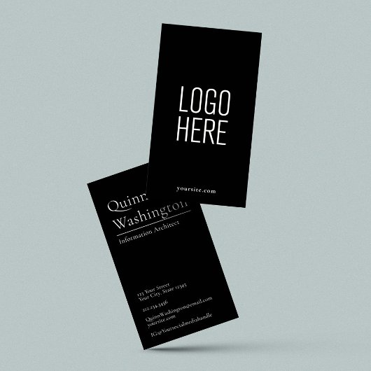 Elegant modern, eenvoudig Logo, stijlvol Visitekaartje