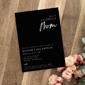 Elegant modern Eenvoudig moederdag BRUNCH Kaart