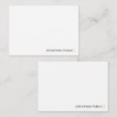 Elegant modern Eenvoudig ontwerp - Sjabloon op maa (Voorkant / Achterkant)