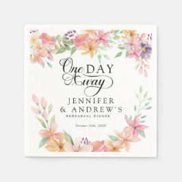 Elegant Modern Floral Classic | Rehearsal Dinner Servet