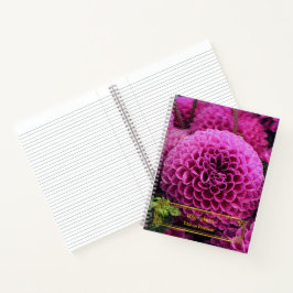 Elegant modern Floral Gold Notitieboek