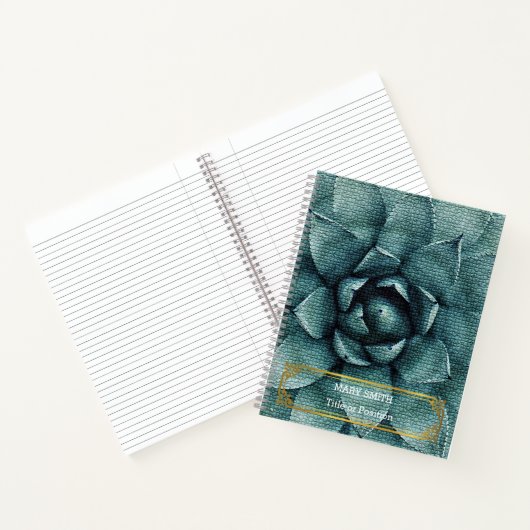 Elegant modern Floral Gold Notitieboek (Binnen)