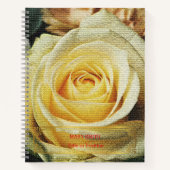 Elegant modern Floral Gold Notitieboek (Voorkant)