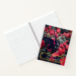 Elegant modern Floral Gold Notitieboek
