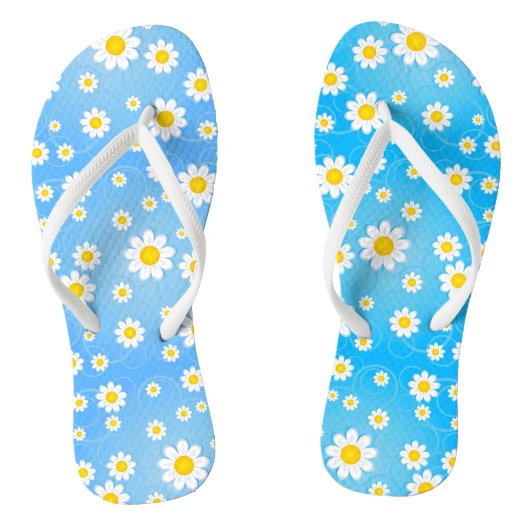 Elegant Modern Floral Teenslippers (Voetbed)