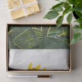 Elegant Modern Floral Tissuepapier (Geschenk)