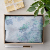 Elegant modern Floral Weefpapier Tissuepapier (Geschenk)