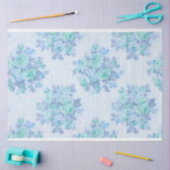 Elegant modern Floral Weefpapier Tissuepapier (Craft)