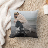 Elegant Modern Fotografie Minimalistisch Kussen (Deken)