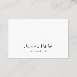 Elegant modern Freehand Script Clean Graceful Visitekaartje