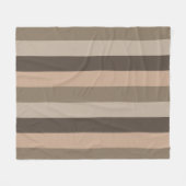 Elegant modern geometrisch lijnenpatroon fleece deken (Voorkant (Horizontaal))