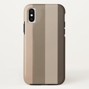 Elegant modern gestreept patroon iPhone x hoesje
