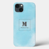 Elegant Modern Gift Luxe Blauwe Wolk Case-Mate iPhone Case (Achterkant)