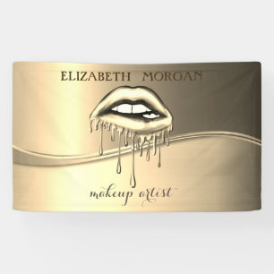 Elegant modern Glamoureus Metallic Driving Lips Spandoek