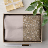 Elegant modern Glitter Roos Gold Blush Glam Party Tissuepapier (Geschenk)