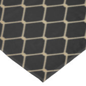 Elegant modern Gold Fence Chain Patroon | Tafelkleed (Gekanteld)