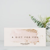 Elegant modern Gold Glitter Blush Pink (Staand voorkant)