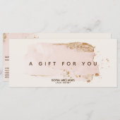 Elegant modern Gold Glitter Blush Pink (Voorkant / Achterkant)