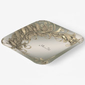 Elegant Modern Goud Decoratief Papier Bord (Gebogen)