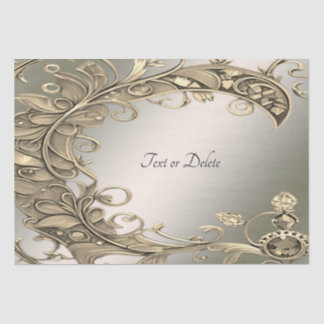 Elegant modern goud decoratief weefsel papier