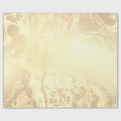 Elegant modern goudmarmer cadeaupapier (Vlak)
