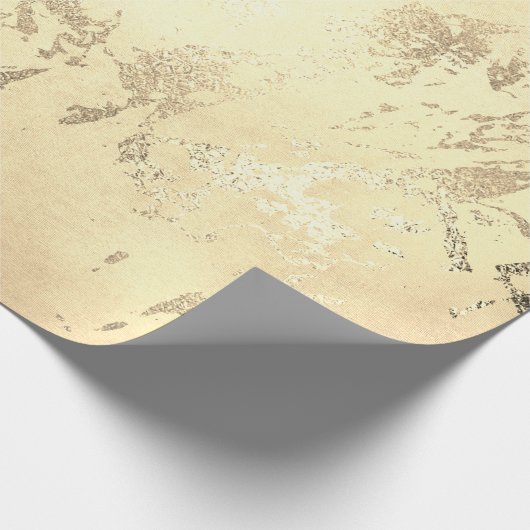 Elegant modern goudmarmer cadeaupapier (Hoek)