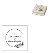 Elegant modern & grafisch exemplaar uit de bibliot rubberstempel (Gestempeld)