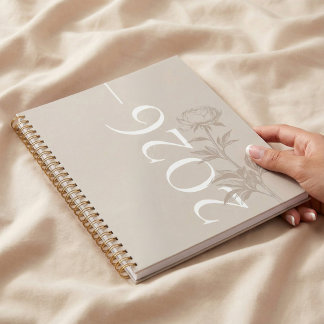 Elegant Modern Hand-Drawn Sketch Floral Organize