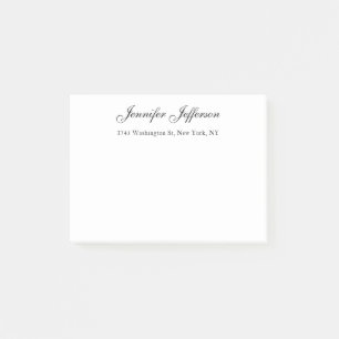 Elegant Modern Handwriting Eenvoudig Professioneel Post-it® Notes