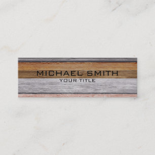 Elegant modern hout gekleurd uitzicht #5 mini visitekaartje