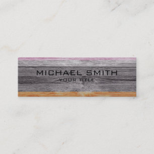 Elegant modern hout gekleurd uitzicht #9 mini visitekaartje