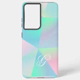 Elegant modern Initiaal Samsung Galaxy Hoesje