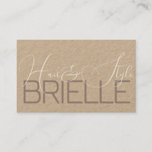 Elegant Modern Kalligrafie Signature Foto Afbeeldi Visitekaartje