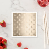 Elegant modern kerstboompatroon servet (Insitu)